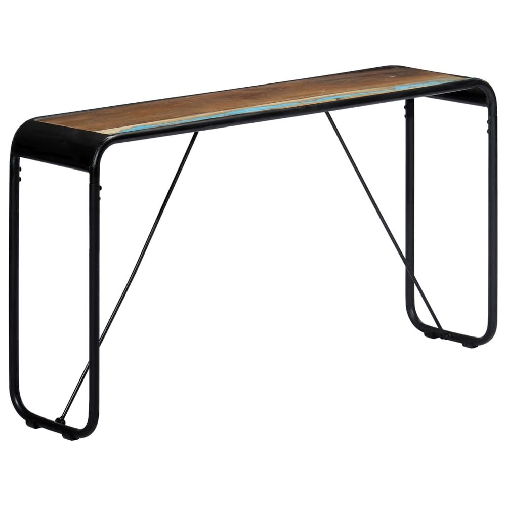Console Table 140x35x76 cm vidaXL Solid Rough Mango Wood - Console Table from vidaXL