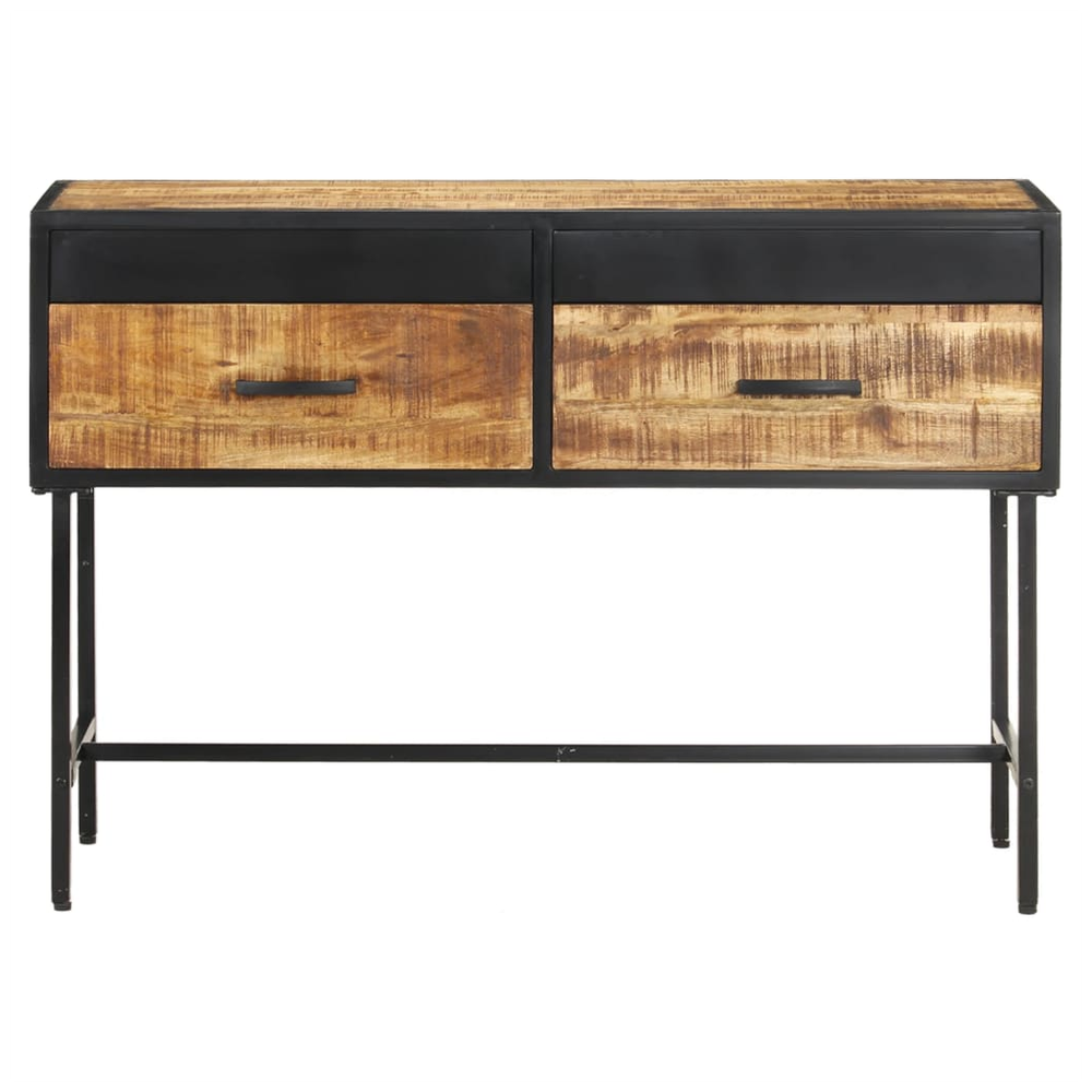 Console Table 110x35x75 cm vidaXL Rough Mango Wood - Console Table from vidaXL