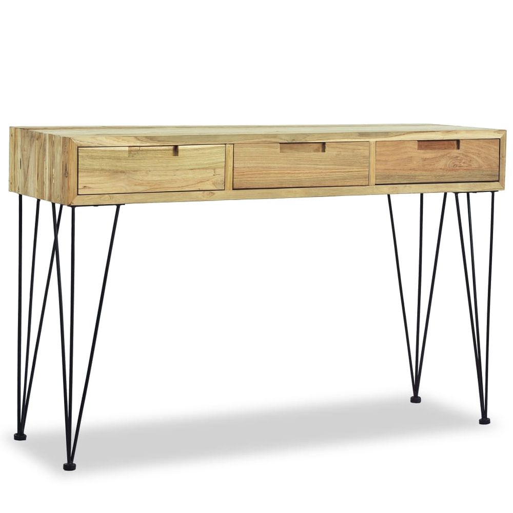 Console Table 120x35x76 cm vidaXL Solid Teak - Console Table from vidaXL