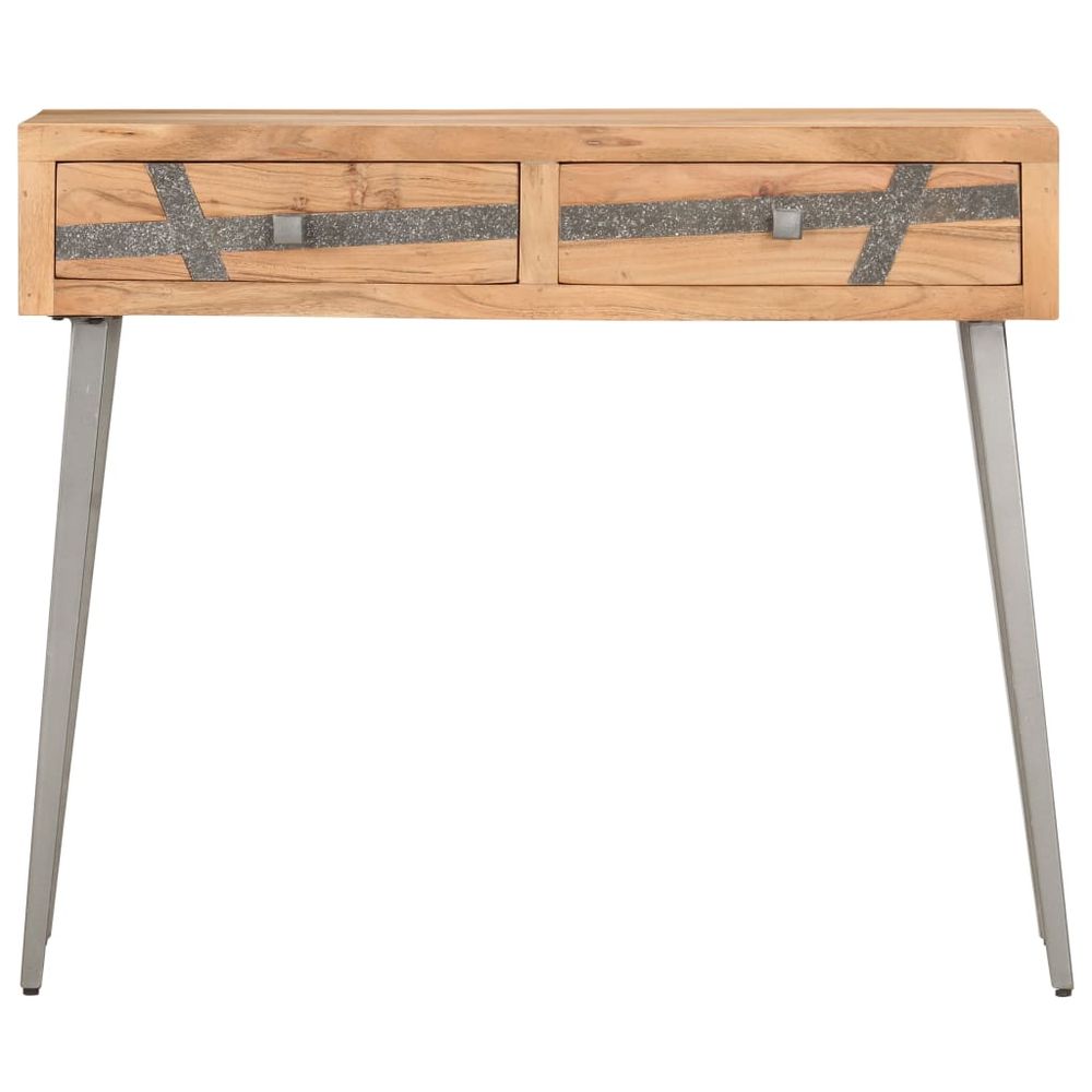 Console Table 90x30x75 cm vidaXL Solid Acacia Wood - Console Table from vidaXL