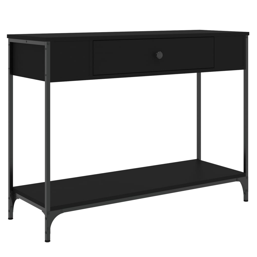 Console Table Black 100x34.5x75 cm vidaXL Engineered Wood - Console Table from vidaXL