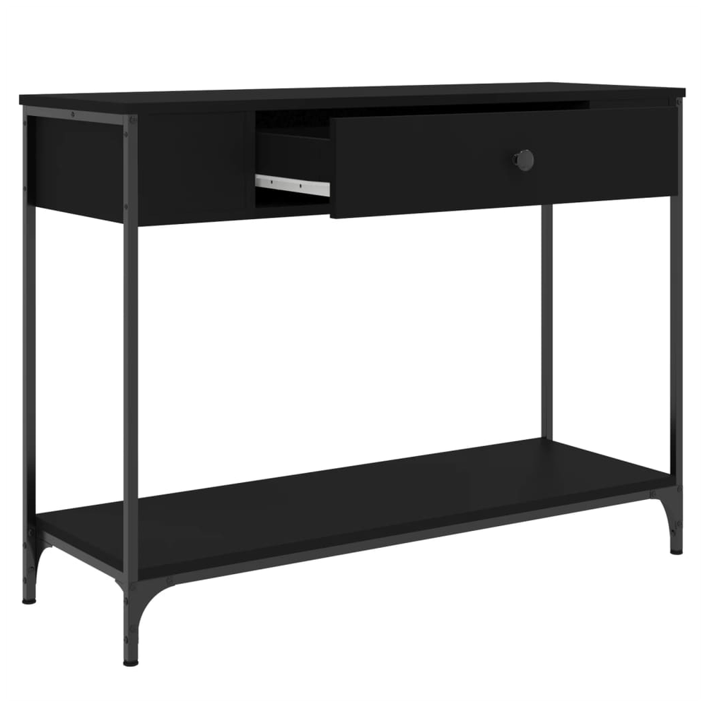 Console Table Black 100x34.5x75 cm vidaXL Engineered Wood - Console Table from vidaXL