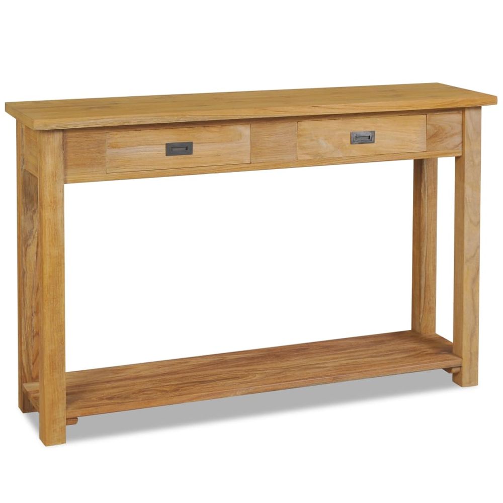 Console Table vidaXL Solid Teak 120x30x80 cm - Console Table from vidaXL