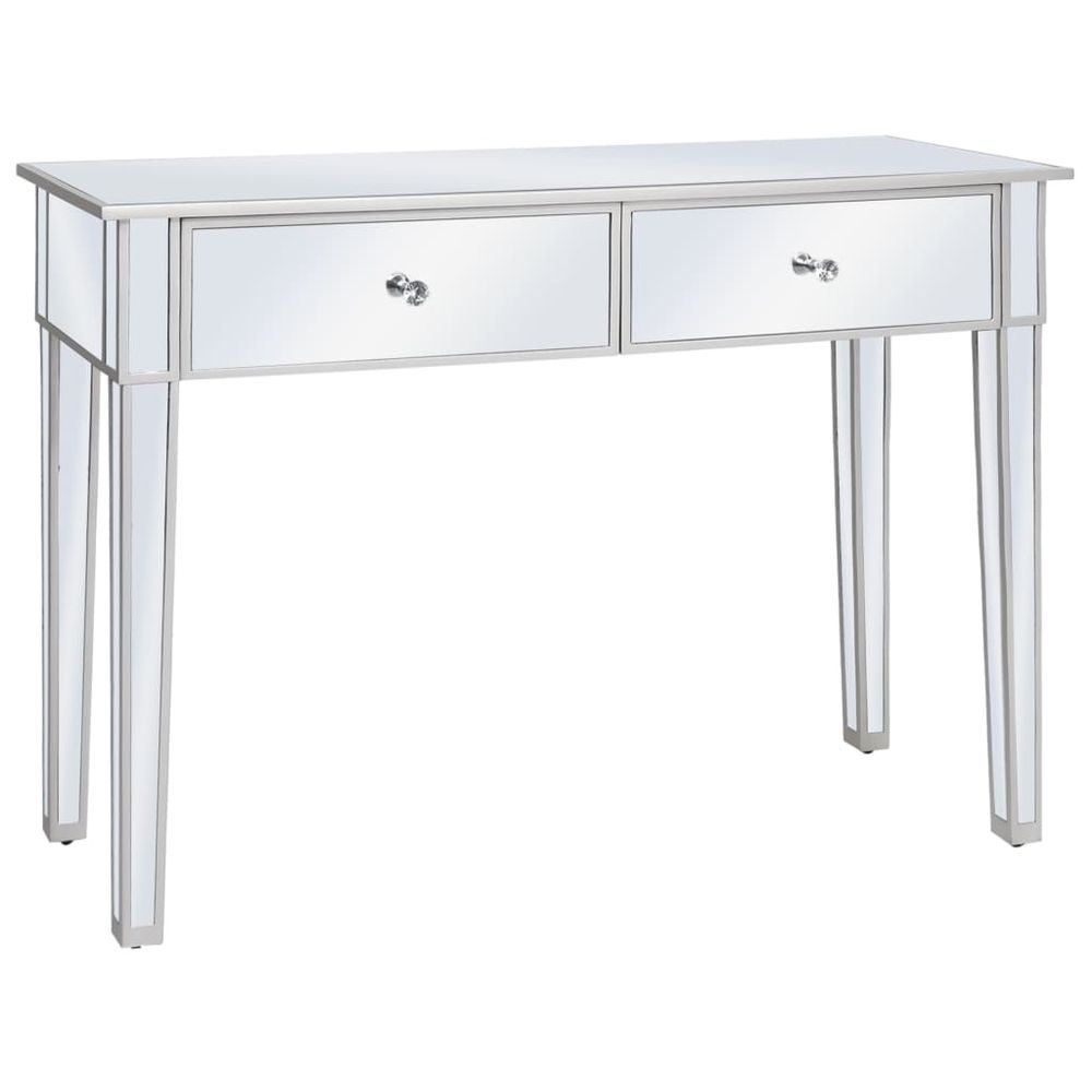 Mirrored Console Table vidaXL MDF and Glass 106.5x38x76.5 cm - Console Table from vidaXL