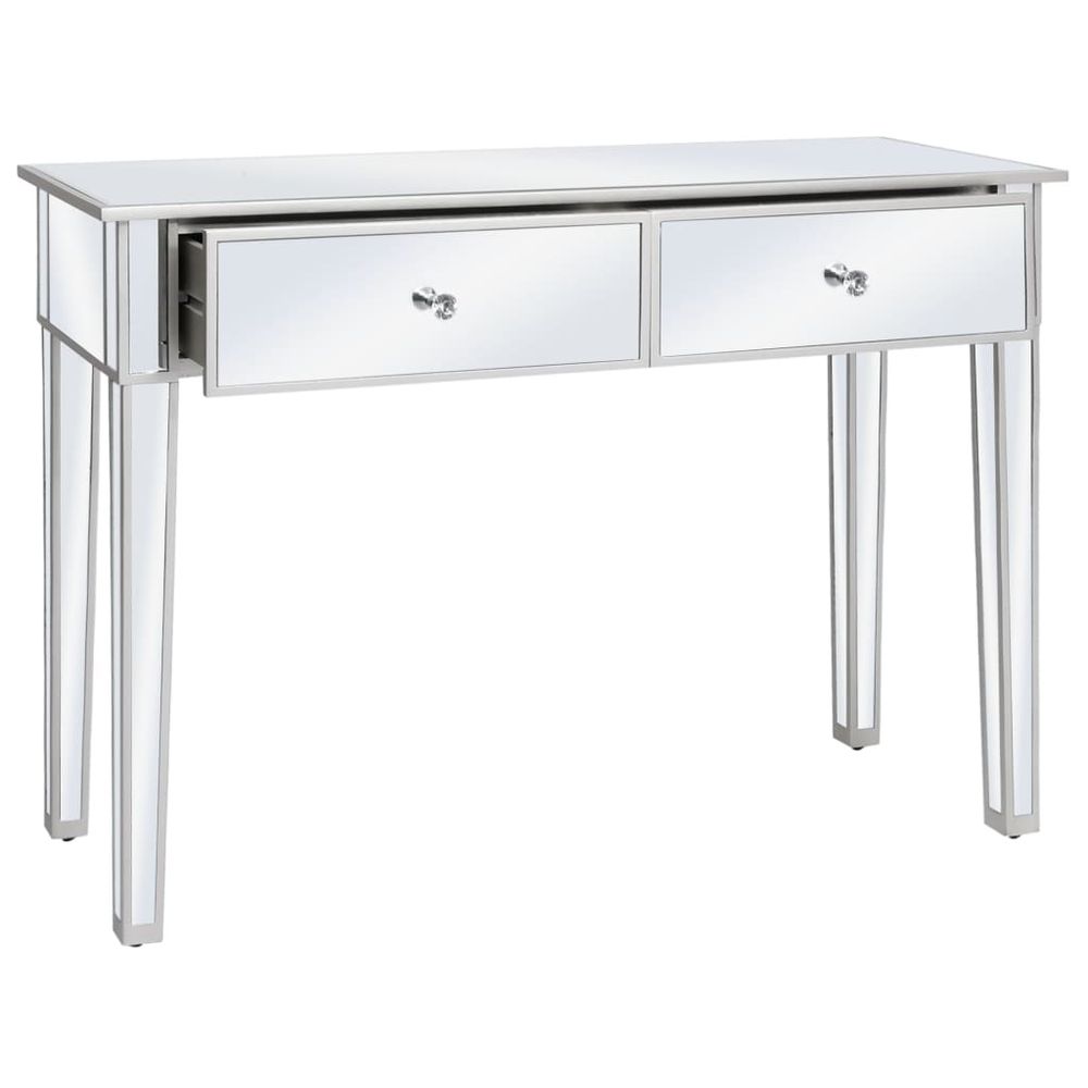 Mirrored Console Table vidaXL MDF and Glass 106.5x38x76.5 cm - Console Table from vidaXL