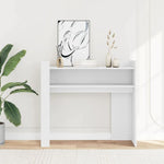 vidaXL Console Table vidaXL White 100x35x90 cm Engineered Wood - Uncategorized Console Table