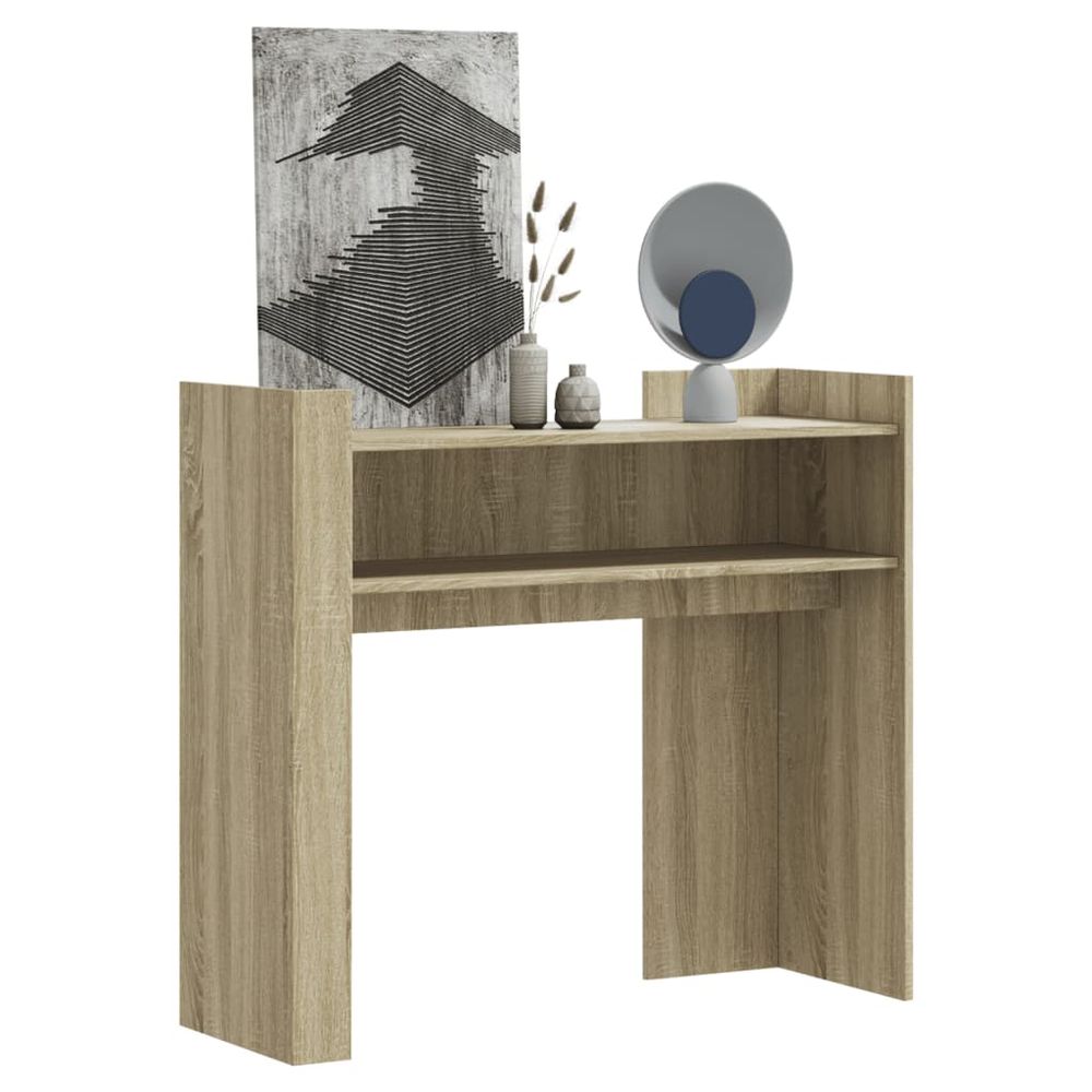 Console Table vidaXL White 100x35x90 cm Engineered Wood - Console Table from vidaXL