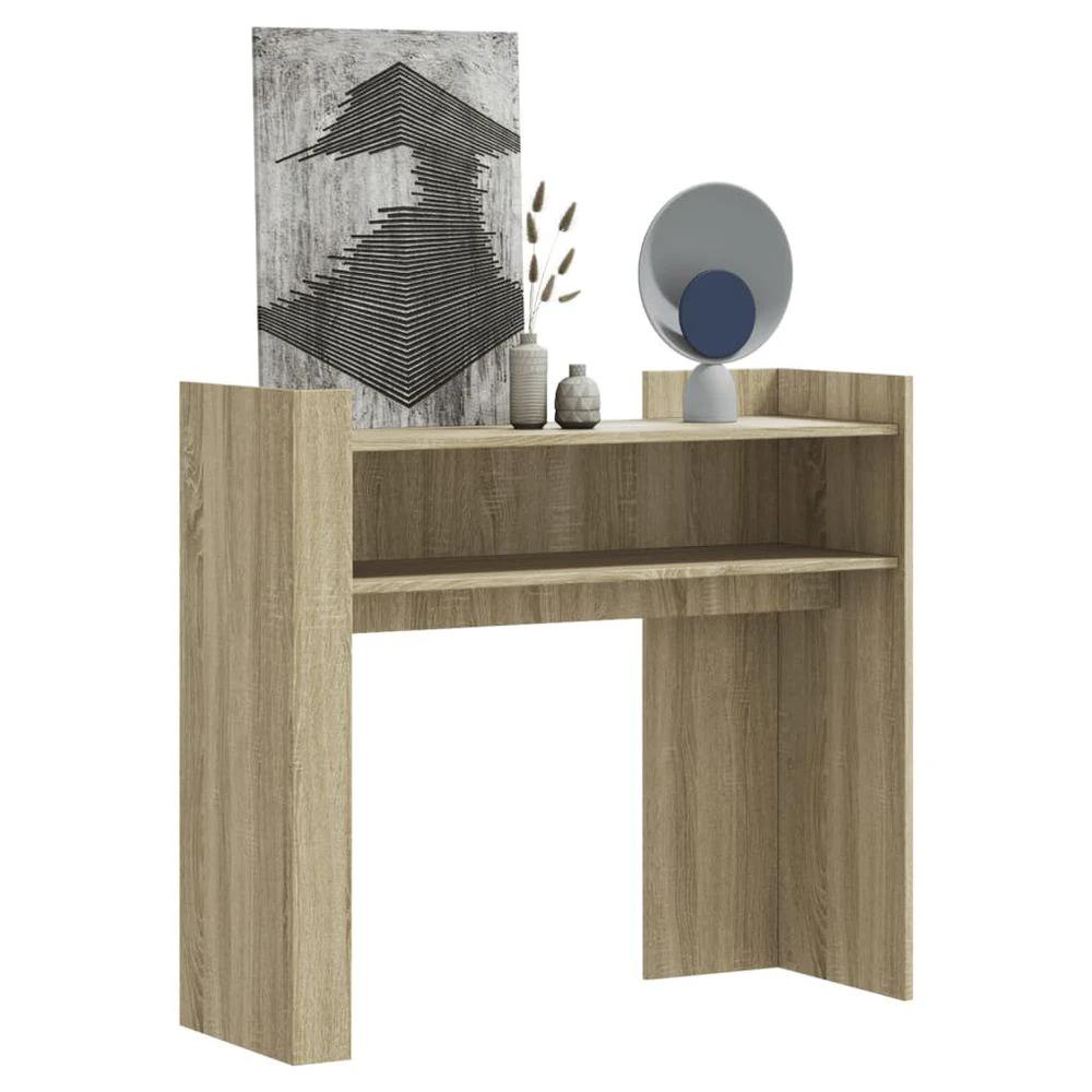 vidaXL Console Table vidaXL White 100x35x90 cm Engineered Wood - Uncategorized Console Table