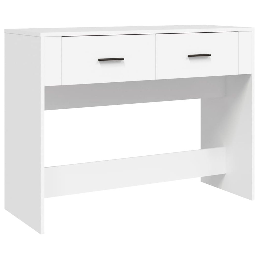 Console Table vidaXL White 100x39x75 cm Engineered Wood - Console Table from vidaXL