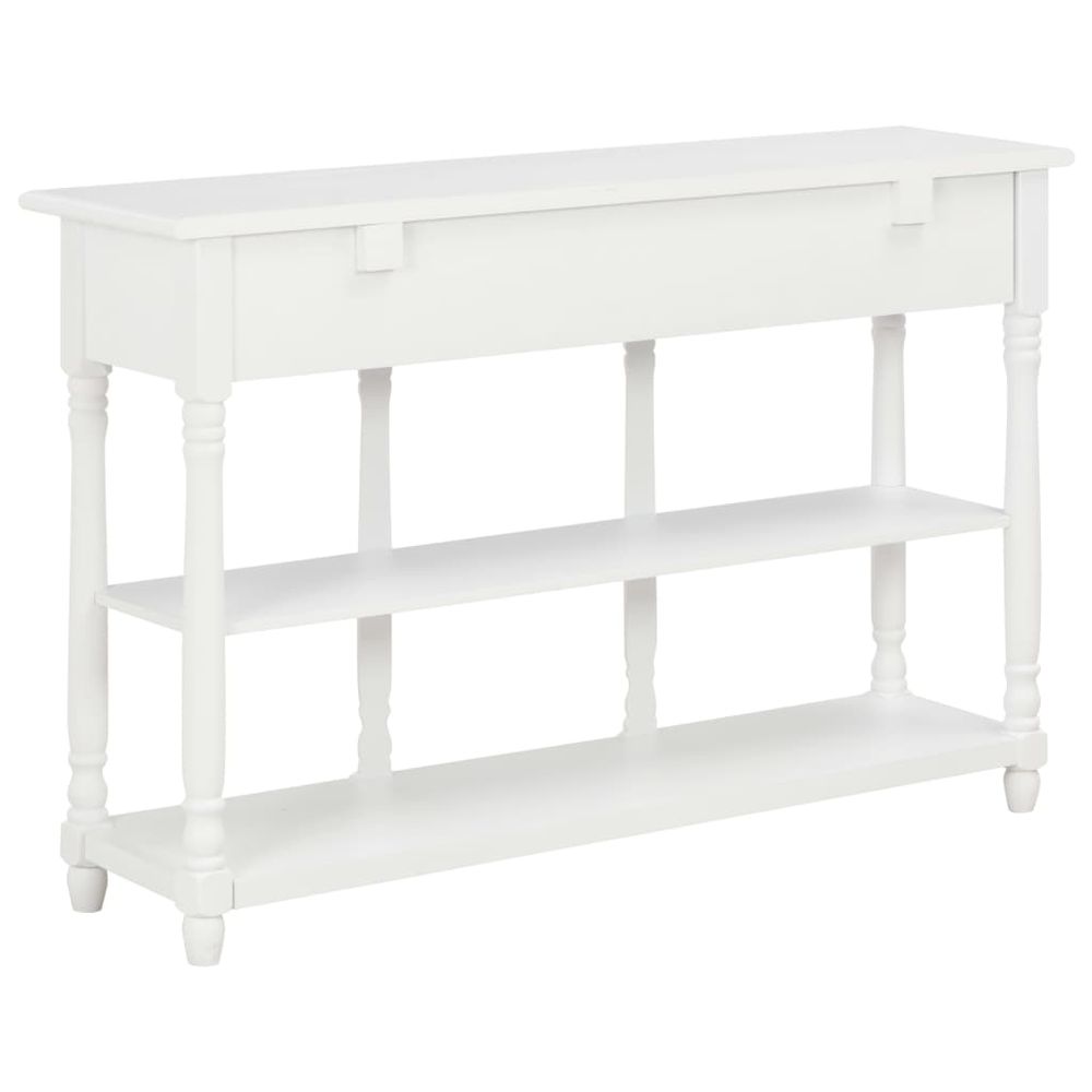 Console Table vidaXL White 120x30x76 cm MDF - Console Table from vidaXL