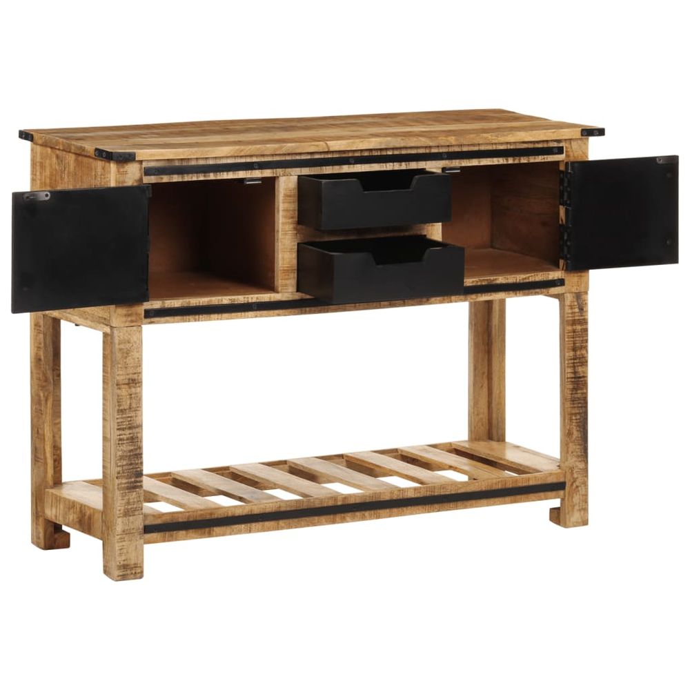 Console Table 100x35x75 cm vidaXL Solid Wood Mango - Console Table from vidaXL