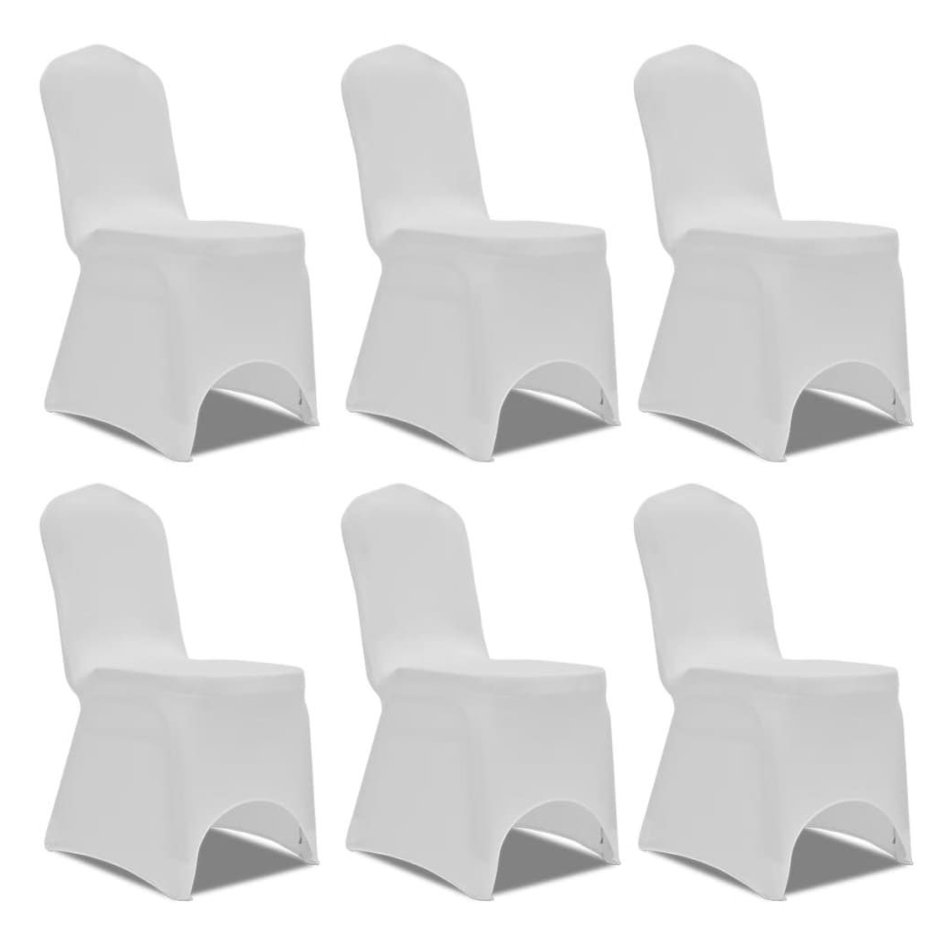 Chair Cover Stretch White 12 pcs vidaXL - Cover from vidaXL