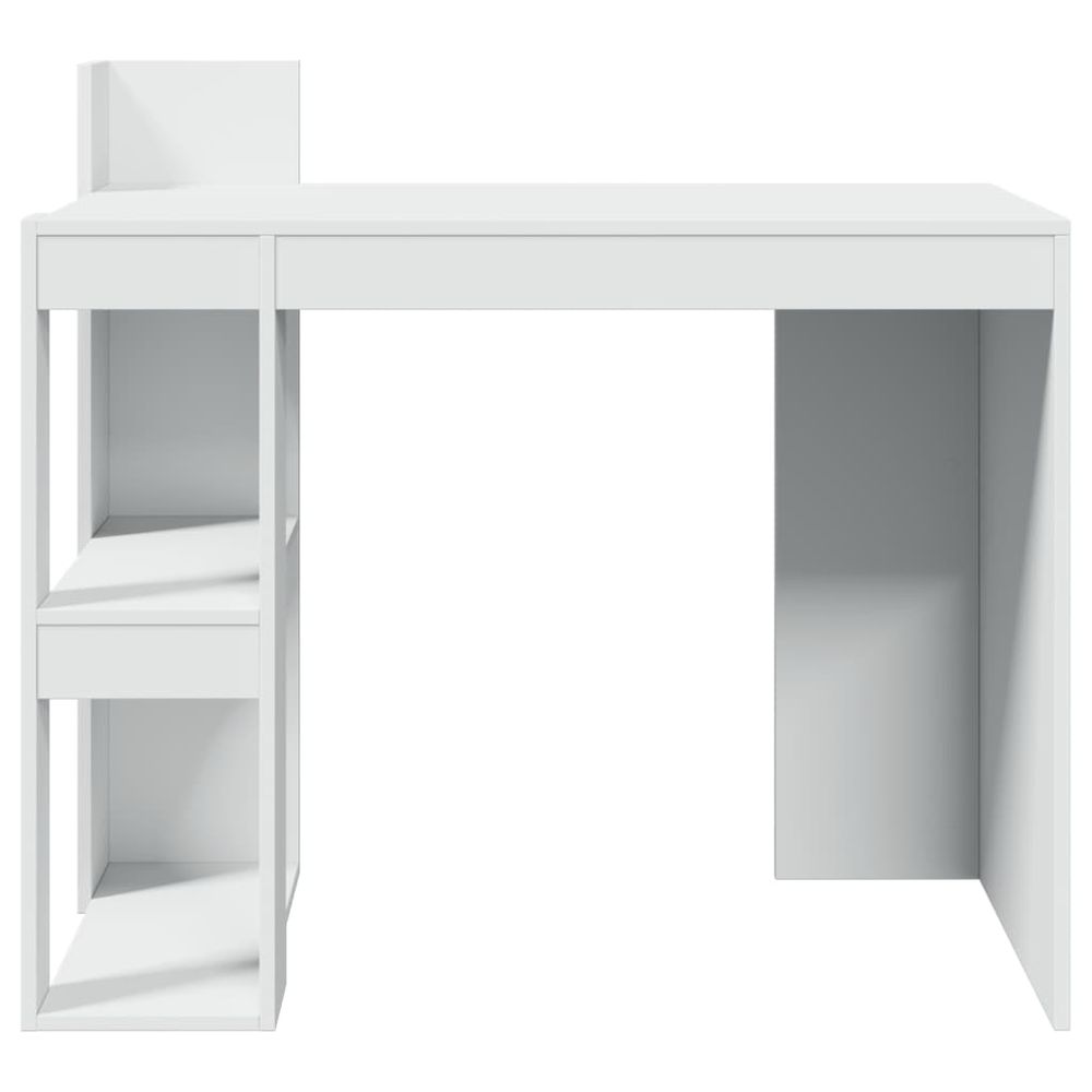 vidaXL Office Desk White 103.5x56.5x94 cm Engineered Wood - Desk from vidaXL