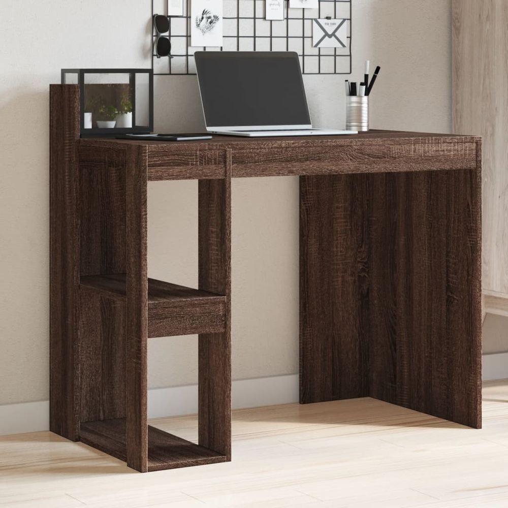 vidaXL Office Desk White 103.5x56.5x94 cm Engineered Wood - Desk from vidaXL