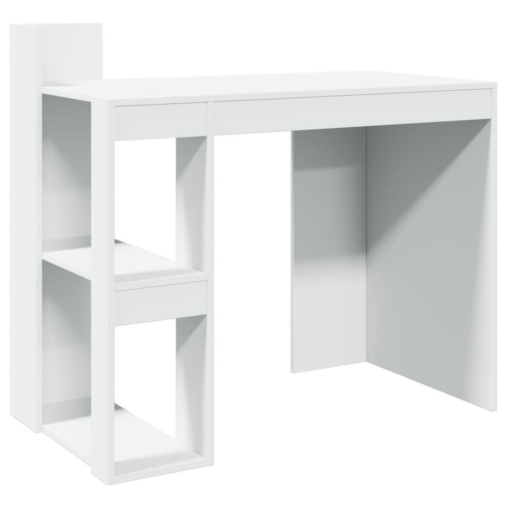 vidaXL Office Desk White 103.5x56.5x94 cm Engineered Wood - Desk from vidaXL