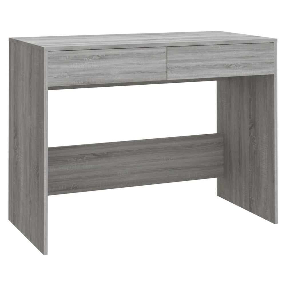 Desk Grey Sonoma 101x50x76.5 cm vidaXL Engineered Wood - Desk from vidaXL