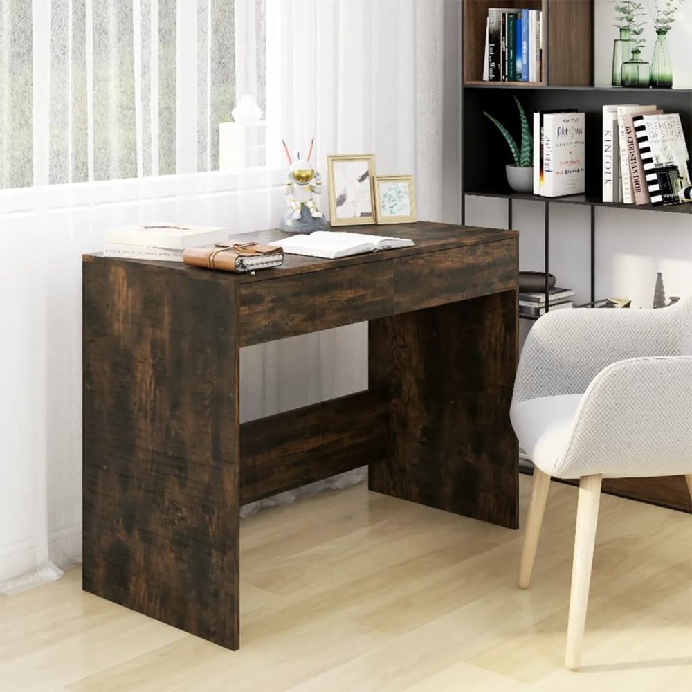 Desk Grey Sonoma 101x50x76.5 cm vidaXL Engineered Wood - Desk from vidaXL