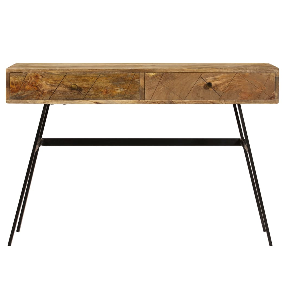 vidaXL Writing Desk with Drawers Solid Mango Wood 110x50x76 cm - Desk from vidaXL