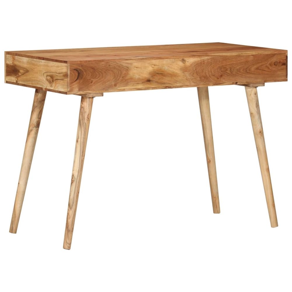 Writing Desk 115x50x76 cm Solid Wood Acacia - Desk from vidaXL