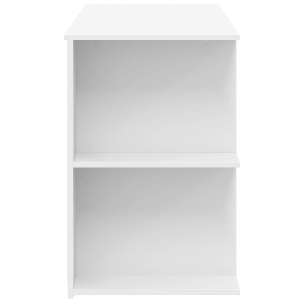 Desk White 140x50x75 cm vidaXL Engineered Wood - Desk from vidaXL