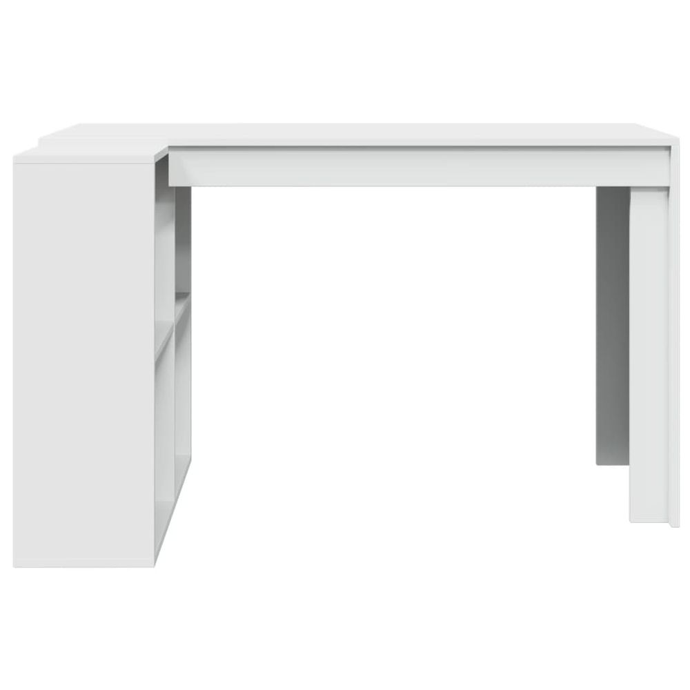 vidaXL Office Desk White 123.5x73.5x75 cm Engineered Wood - Desk from vidaXL