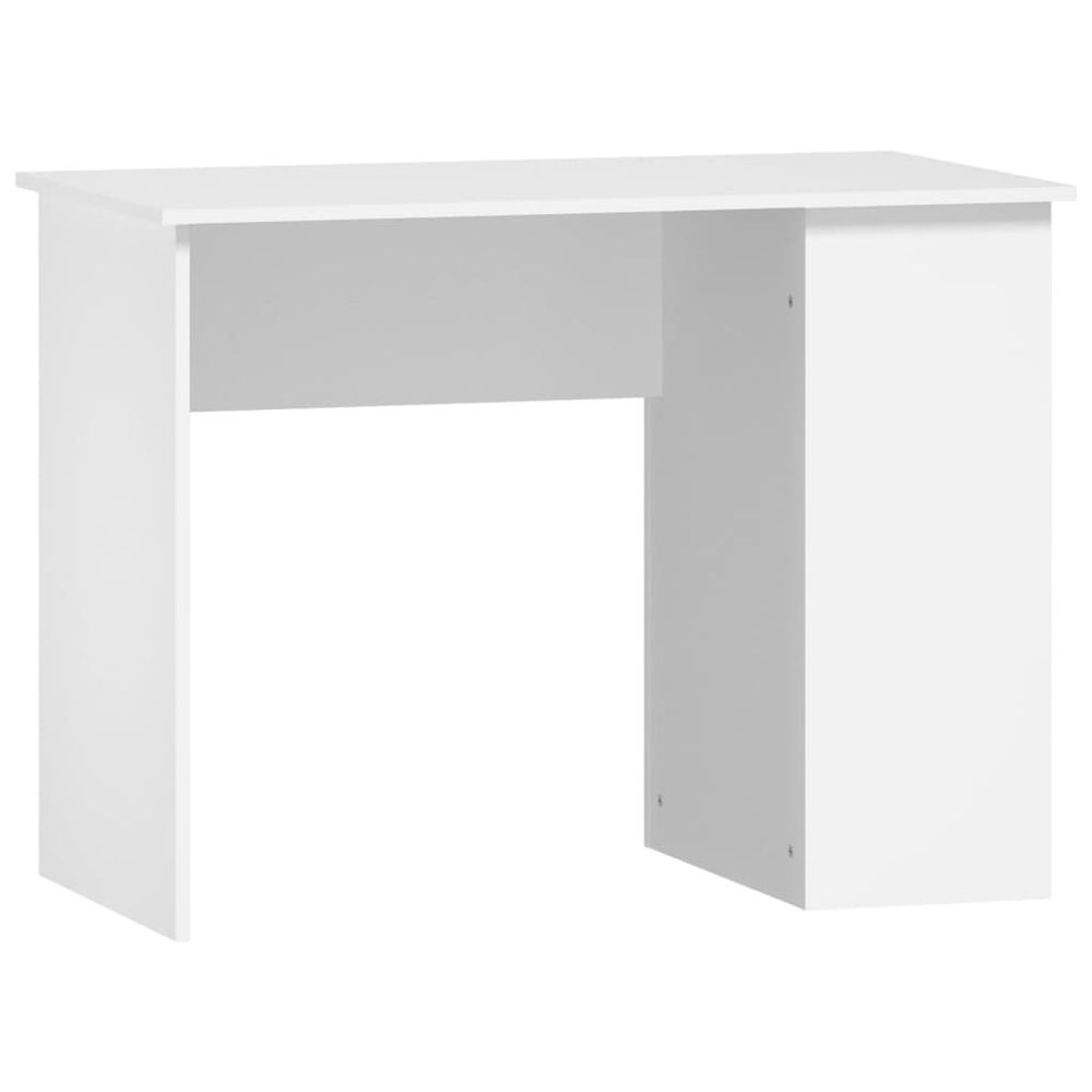 vidaXL Desk White 100x55x75 Engineered Wood - Desk from vidaXL