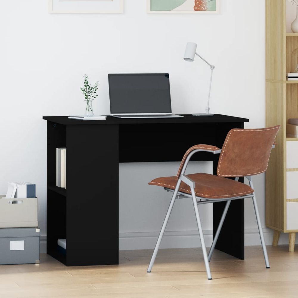 vidaXL Desk White 100x55x75 Engineered Wood - Desk from vidaXL
