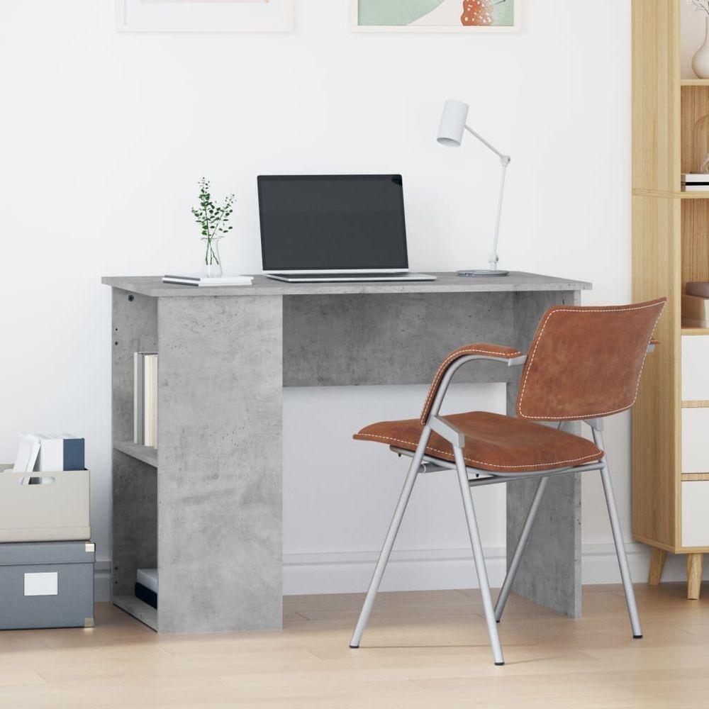 vidaXL Desk White 100x55x75 Engineered Wood - Desk from vidaXL