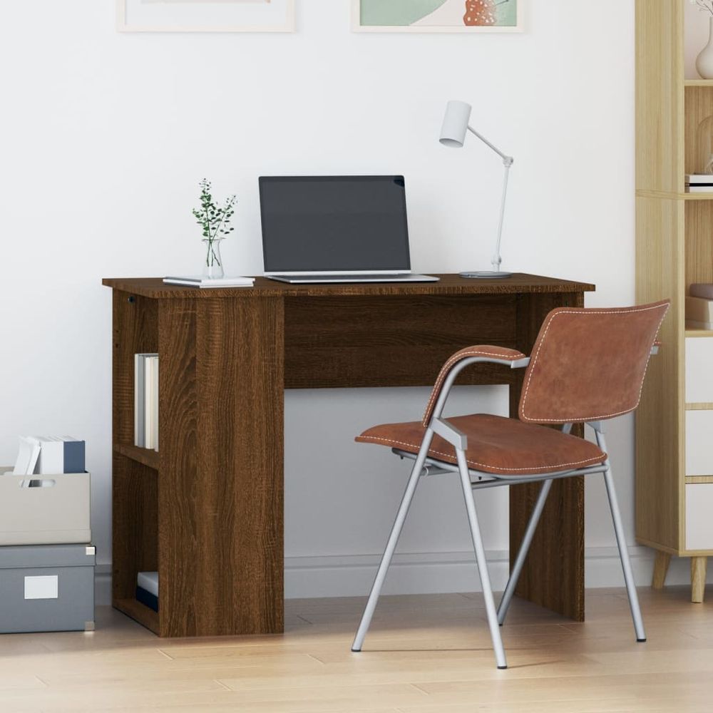 vidaXL Desk White 100x55x75 Engineered Wood - Desk from vidaXL