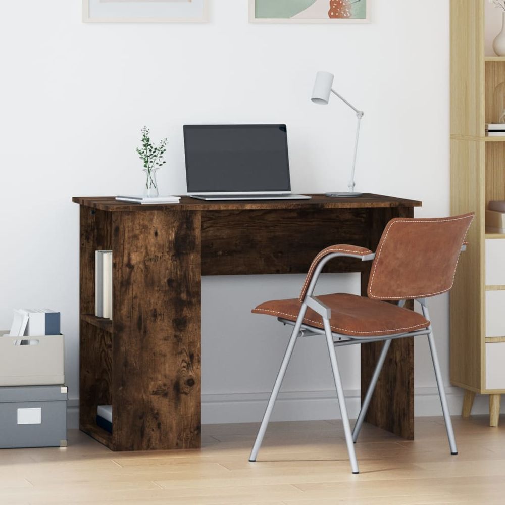 vidaXL Desk White 100x55x75 Engineered Wood - Desk from vidaXL