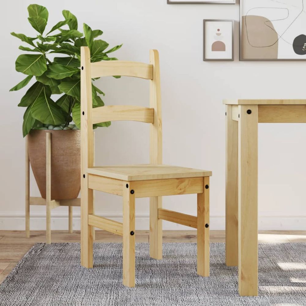 Dining Chairs 2 pcs 40x46x99 cm vidaXL Solid Wood Pine - Dining Chairs from vidaXL