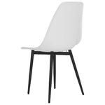 Dining Chairs 2 pcs vidaXL White PP by vidaXL