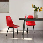 Dining Chairs 2 pcs vidaXL White PP by vidaXL