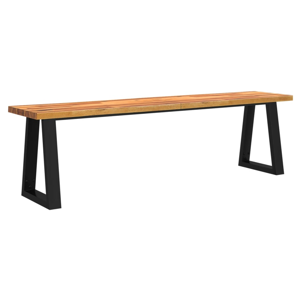 3 Piece vidaXL Dining Set with Live Edge Solid Wood Acacia - Dining Set from vidaXL