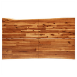 3 Piece vidaXL Dining Set with Live Edge Solid Wood Acacia - Dining Set from vidaXL