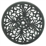 3 Piece vidaXL Bistro Set Cast Aluminium Green - Dining Set from vidaXL