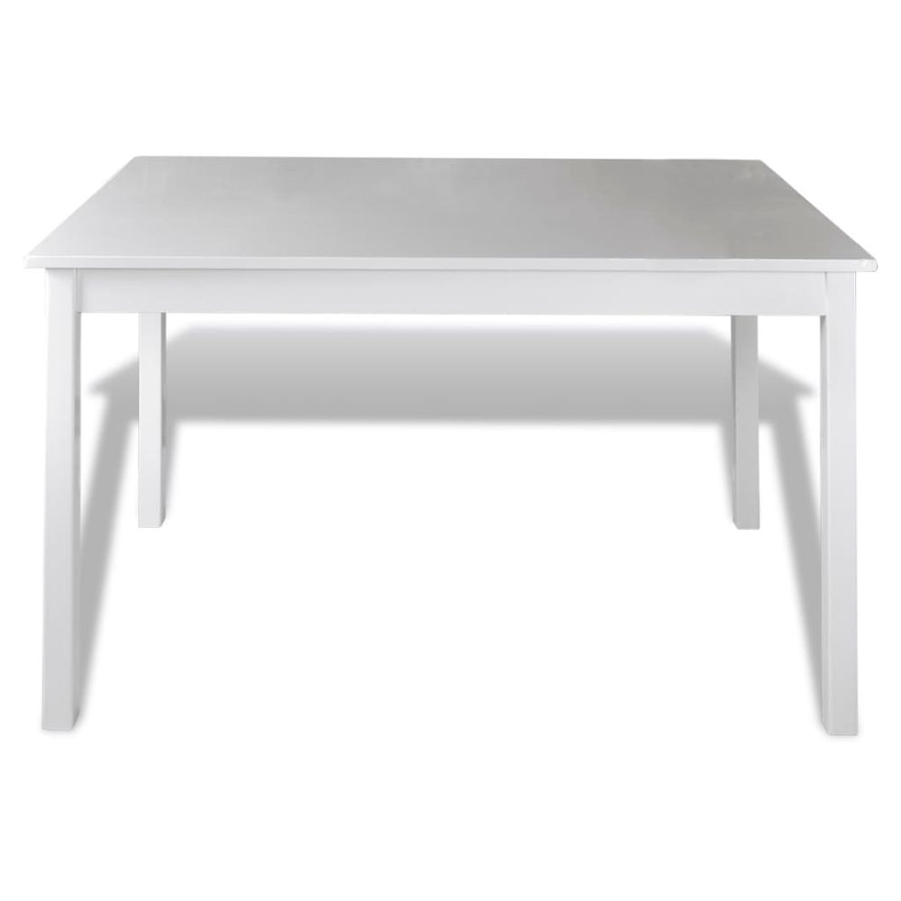5 Piece vidaXL Dining Set White - Dining Set from vidaXL