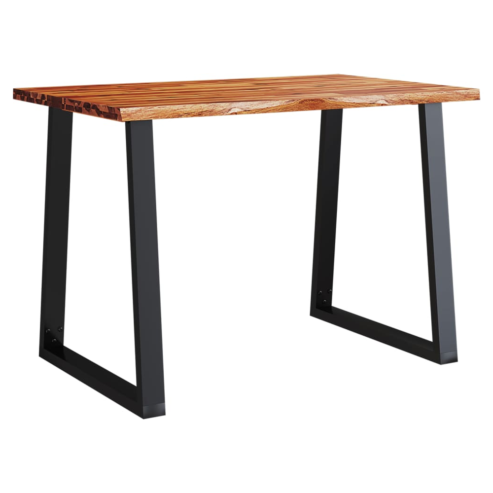 Dining Table with Live Edge 110x70x75 cm vidaXL Solid Wood Acacia - Dining Table from vidaXL