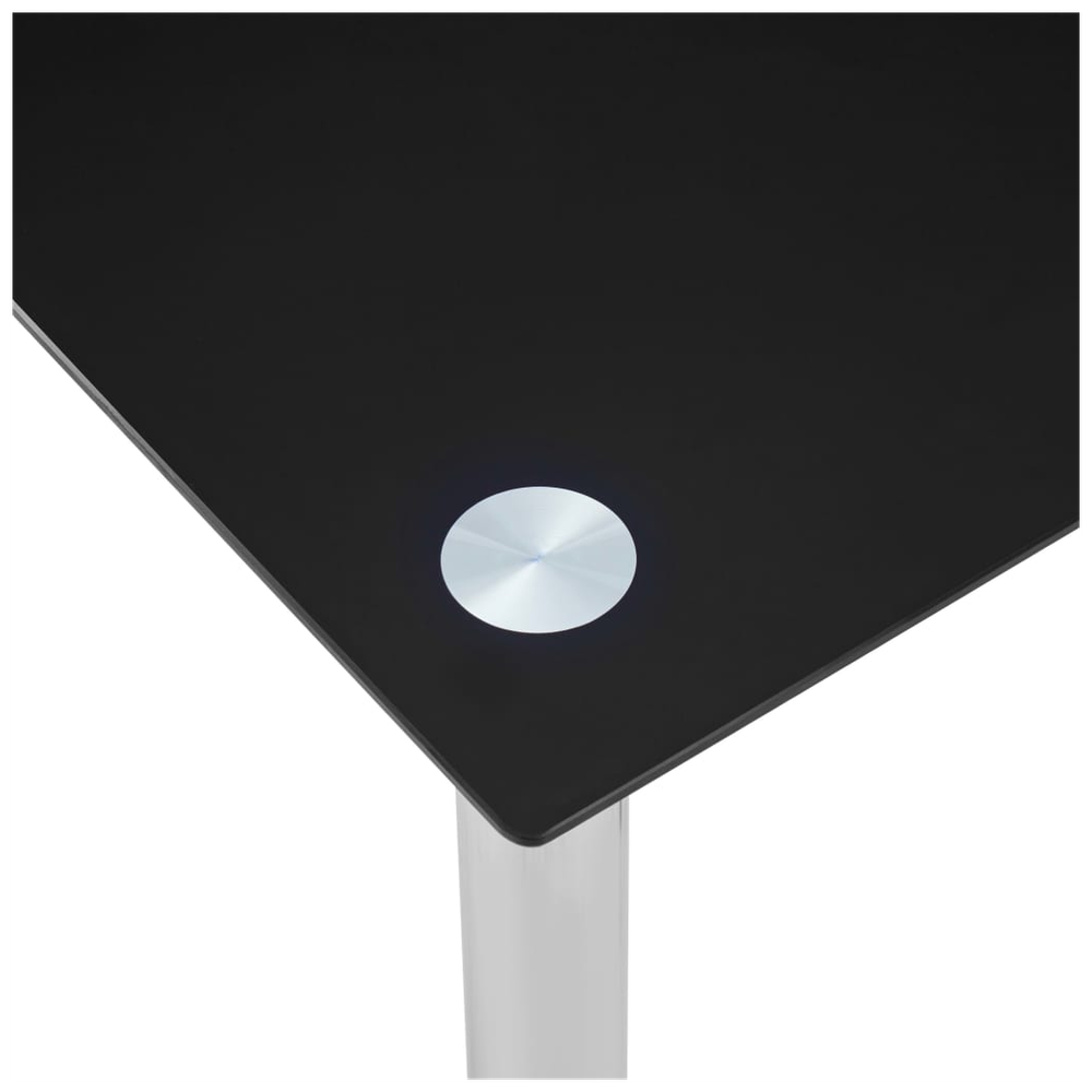 Dining Table Black 120x60x75 cm vidaXL Tempered Glass - Dining Table from vidaXL