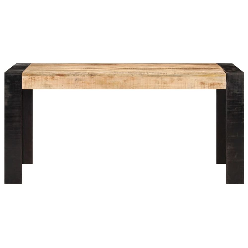 Dining Table 160x80x76 cm vidaXL Solid Mango Wood - Dining Table from vidaXL