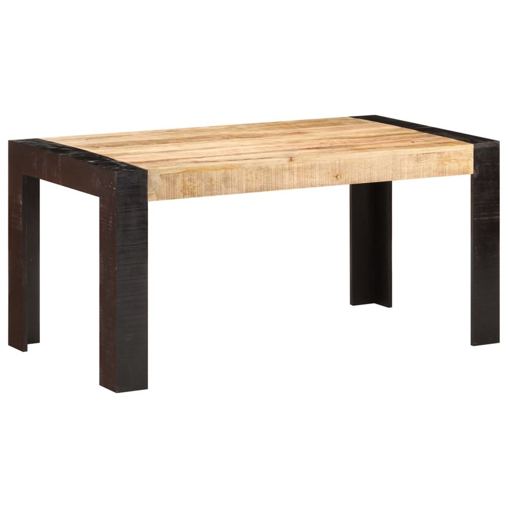 Dining Table 160x80x76 cm vidaXL Solid Mango Wood - Dining Table from vidaXL