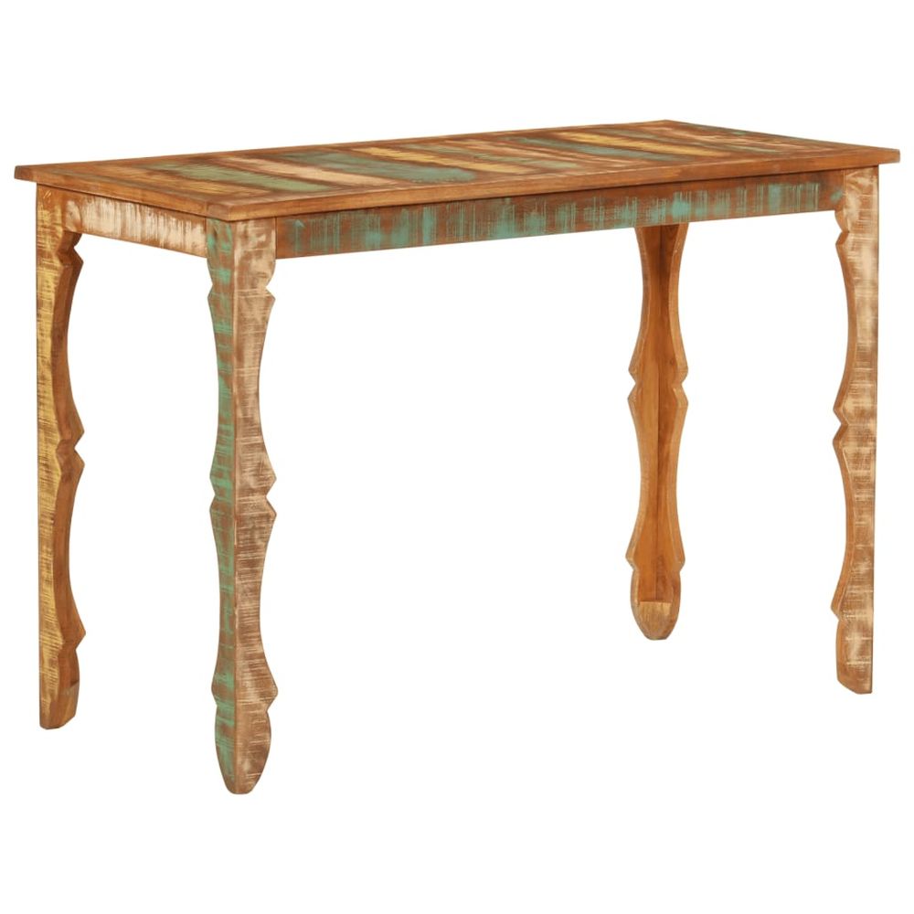 Dining Table 110x52x76 cm vidaXL Solid Wood Reclaimed - Dining Table from vidaXL