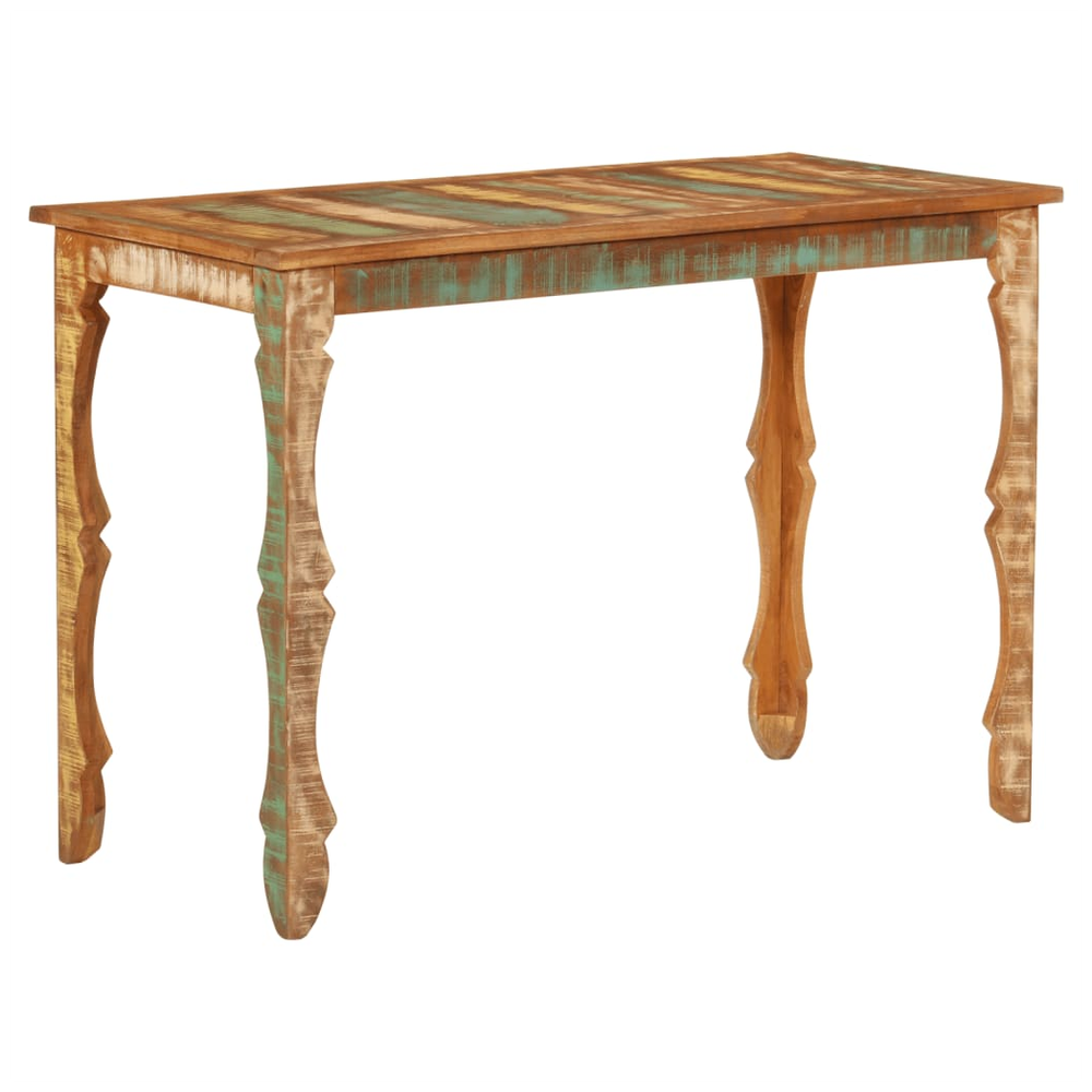 Dining Table 110x52x76 cm vidaXL Solid Wood Reclaimed - Dining Table from vidaXL