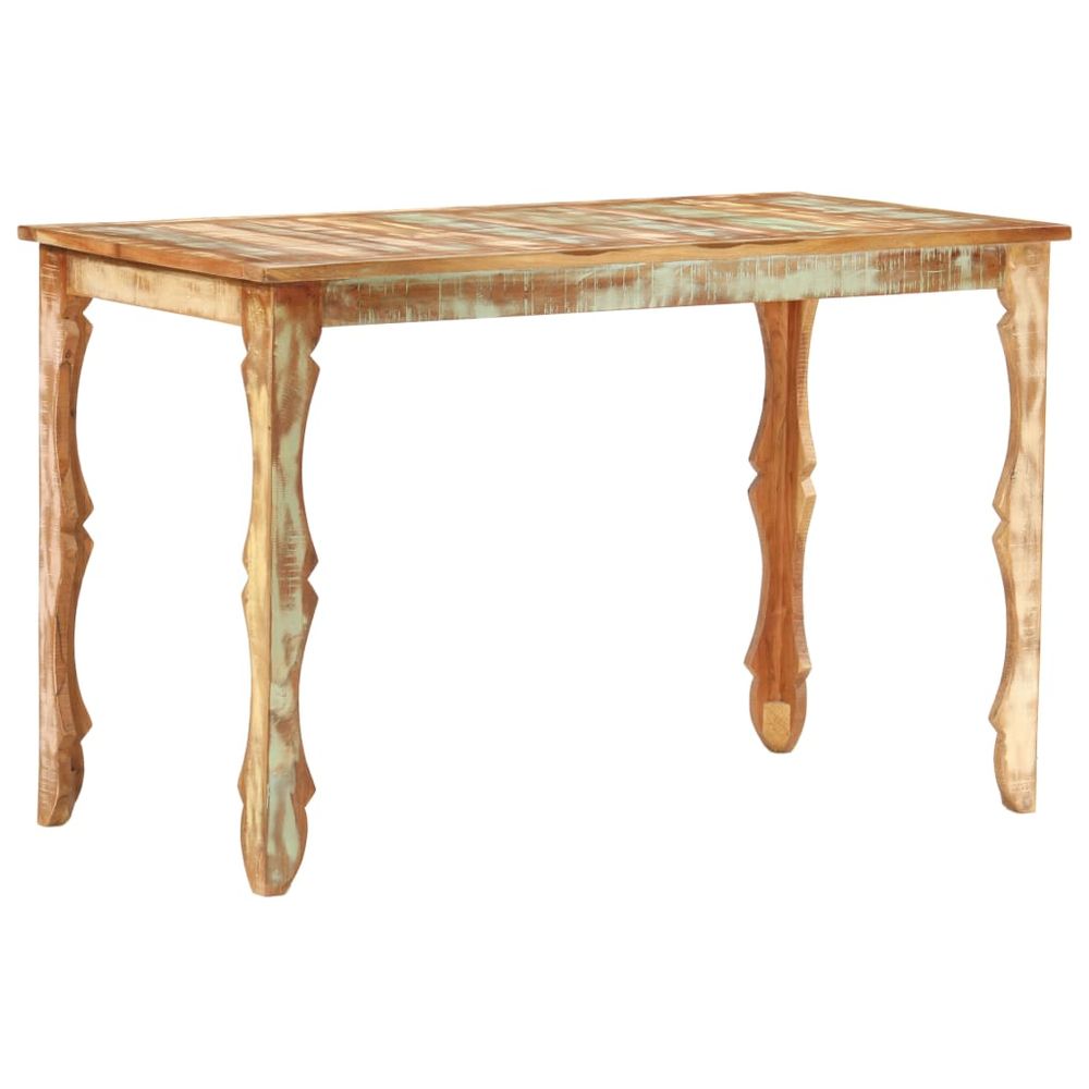 Dining Table 110x52x76 cm vidaXL Solid Wood Reclaimed - Dining Table from vidaXL