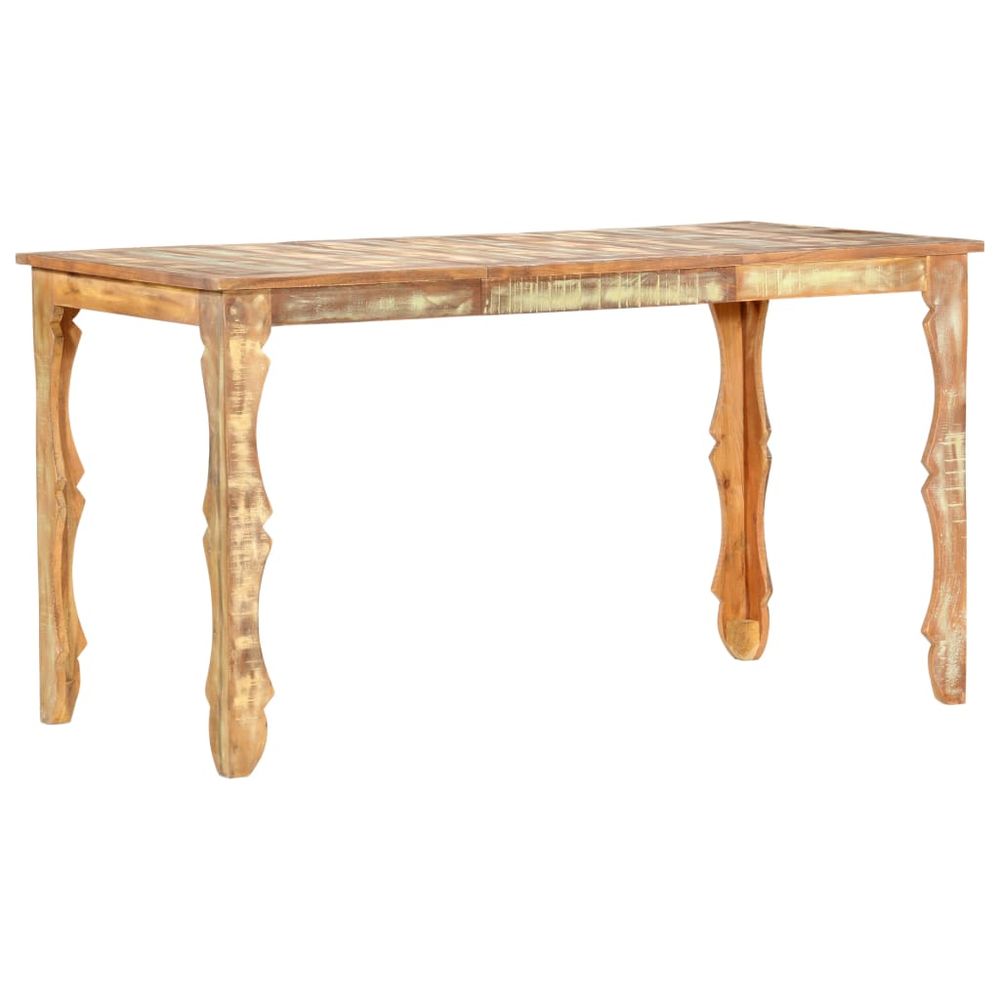 Dining Table 110x52x76 cm vidaXL Solid Wood Reclaimed - Dining Table from vidaXL