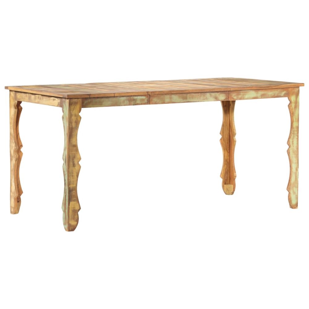 Dining Table 110x52x76 cm vidaXL Solid Wood Reclaimed - Dining Table from vidaXL