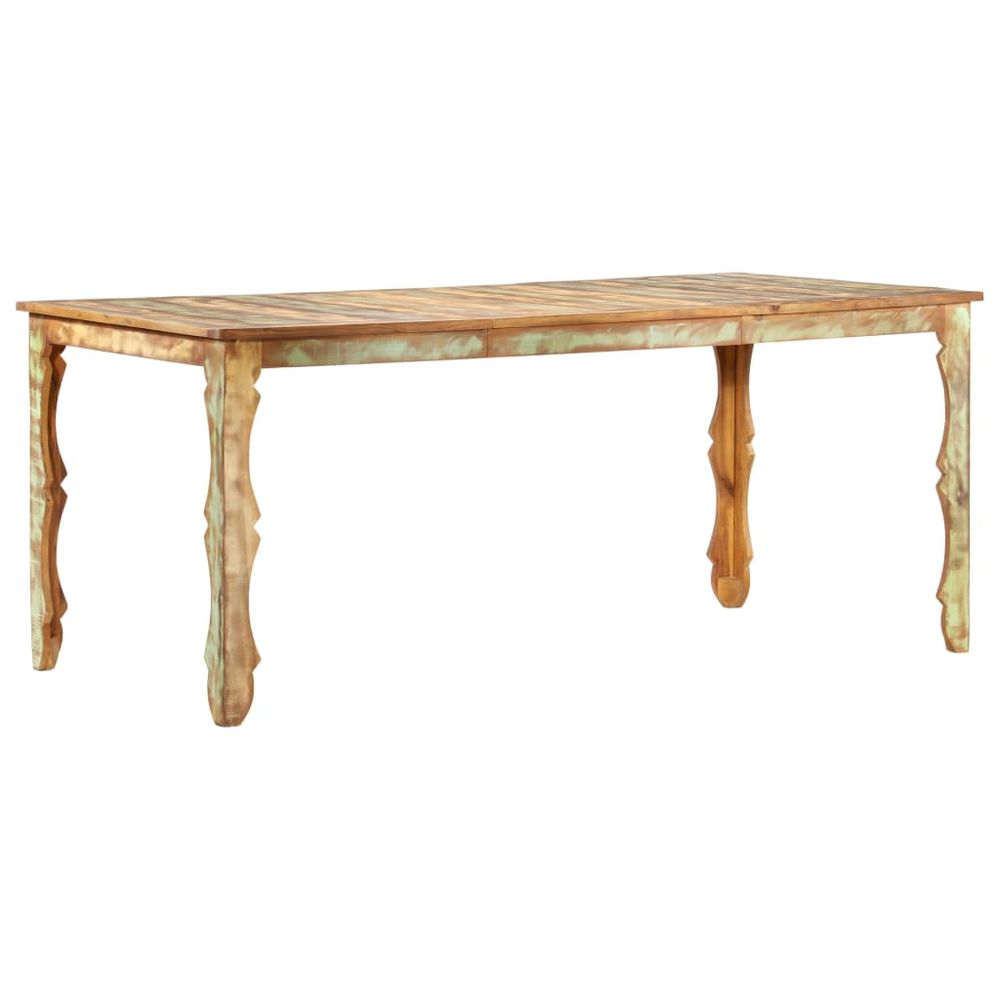 Dining Table 110x52x76 cm vidaXL Solid Wood Reclaimed - Dining Table from vidaXL