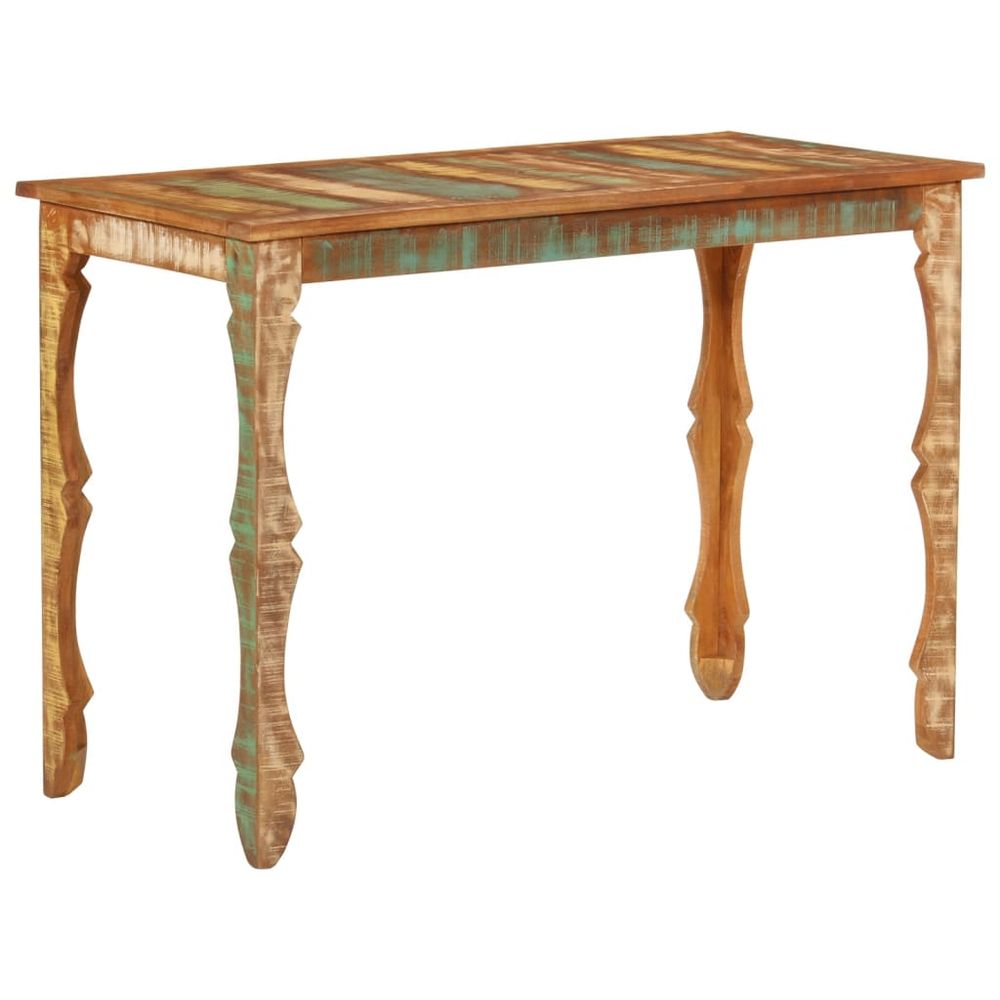 Dining Table 110x52x76 cm vidaXL Solid Wood Reclaimed - Dining Table from vidaXL