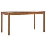 vidaXL Dining Table Honey Brown 140x70x73 cm vidaXL Pinewood - Uncategorized Dining Table
