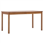 vidaXL Dining Table Honey Brown 140x70x73 cm vidaXL Pinewood - Uncategorized Dining Table